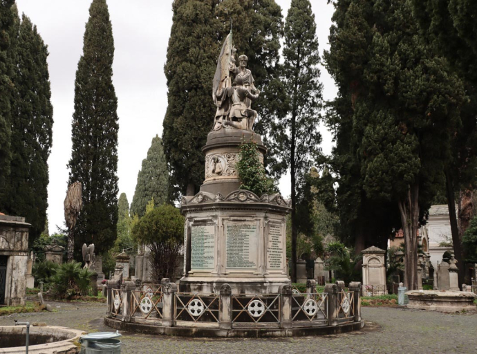 Rome - Monument voor de Nederlandse zouaven