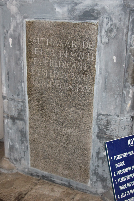Tombstone of Balthasar de Meter (photo René ten Dam, 2020)