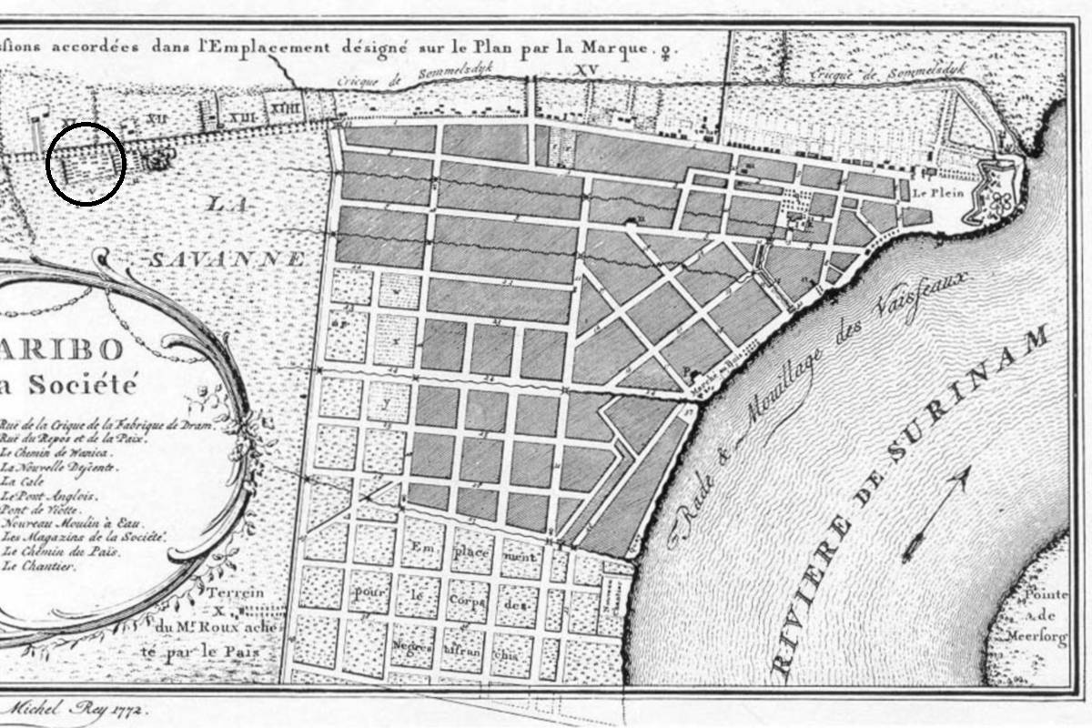 Map of Rey 1772 Map of Rey 1772