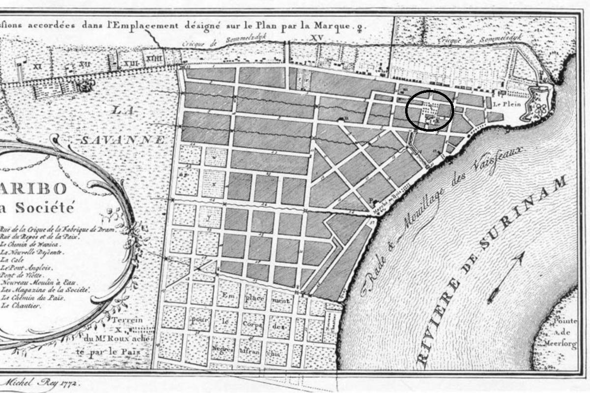 Map of Rey 1772