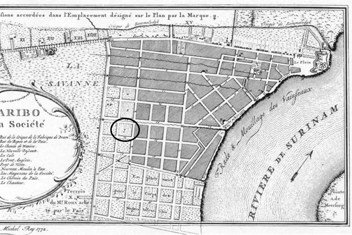 Map of Rey 1772 Map of Rey 1772